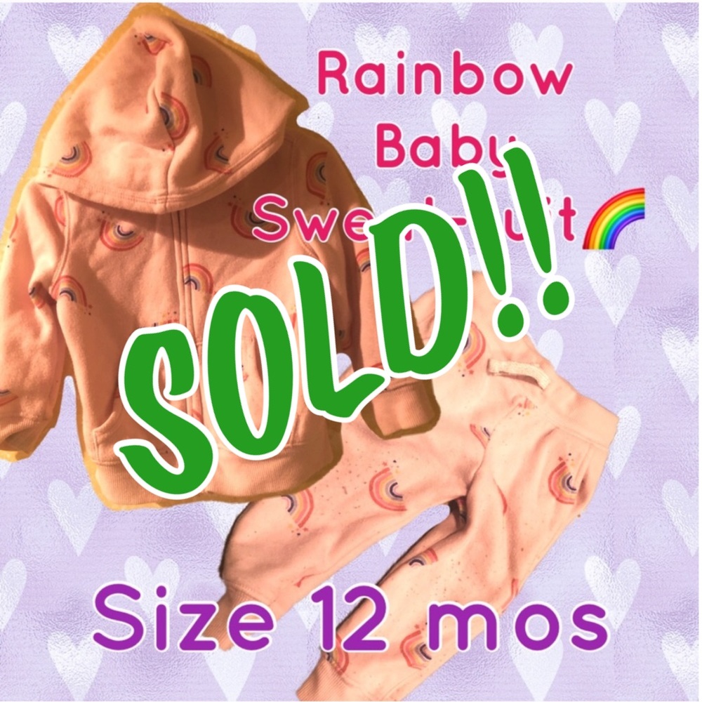 Osh Kosh Rainbow Baby Sweatsuit